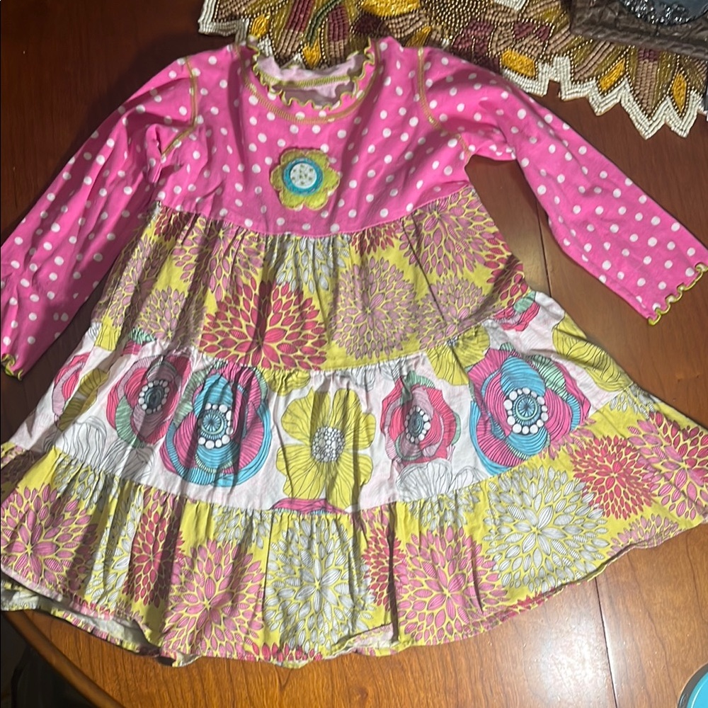 Colorful Floral Kids Dress by Baxter and Beatrice find children's clothing